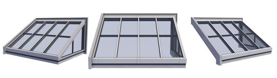 Single Pitch Skylight w/Gable End