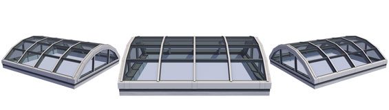 Segmented Barrel Vault Skylight